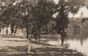 Sylvania Park - Lake Sisseton - Fairmont, Minnesota - unposted RPPC - Picture 1 of 3