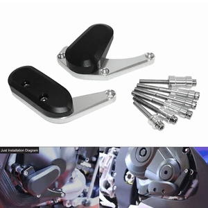 Silver Engine Guard Crash Pad Slider Protector For SUZUKI GSXR 1000 K9 2009-2016 - Picture 1 of 5