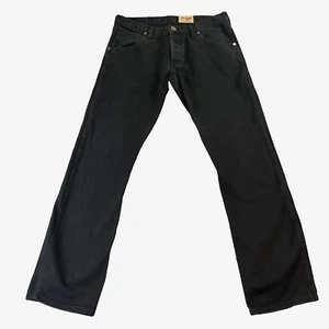 Jeans Wrangler Spencer uomo 32 32 nero conico vestibilità regolare cowboy western - Foto 1 di 13