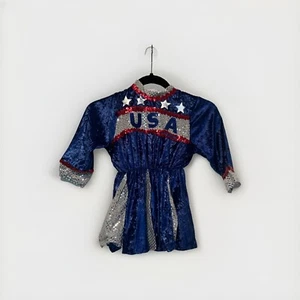 New USA Cheerleader Halloween Costume Size 8-10 - Picture 1 of 7