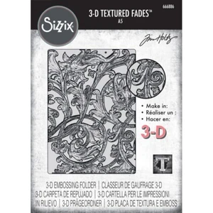Tim Holtz 3-D Texture Fades ~ ENTANGLED LARGE~ Sizzix Embossing Folder ~ 666886 - Picture 1 of 4