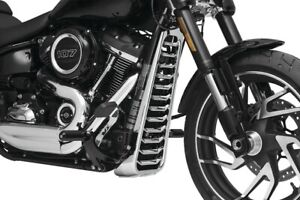 KURYAKYN CHROME DOWN TUBE COVERS FOR 2007-2017 HARLEY SOFTAILS SOLD IN SETS 7863 