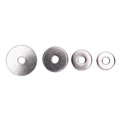 40pcs Mudguard Washer Assortment Kit 4 Sizes 304 Stainless Steel M6 Mudguard Was - Image 1 of 4