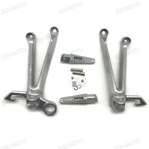 Silver Rear Passenger Foot Pegs Bracket Fit For Suzuki GSXR1000 2005-2006 K5 - Bild 1 von 6