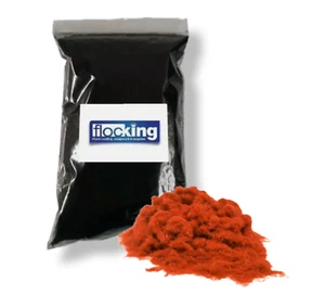 Flock Fibres Burnt Orange 1mm Flock Powder, Rally Car, 1SQM, Salpicadero Flock - Imagen 1 de 2