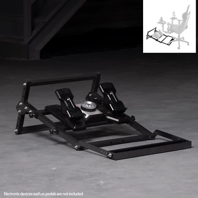 Zootopo Racing Simulator Pedal Mount Stand with Seat Slot to Match Racing Seat - Image 1 of 4
