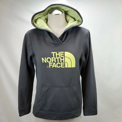 The North Face Girls Half Dome Hoodie Sweatshirt Size Large Gray Hood Pullover - Image 1 of 4