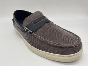 NEW Cole Haan Pinch Weekender Slip On Mens Shoes SZ 9.5 In Corduroy grey Z * - Picture 1 of 6