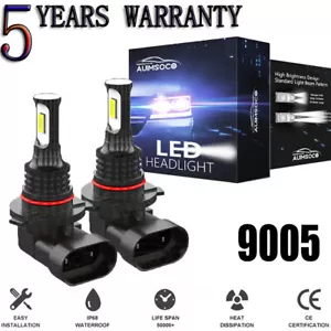 9005 HB3 Bombillas LED para Faros 6000K Blanco Luz Alta y Baja Super Brillante - Imagen 1 de 12