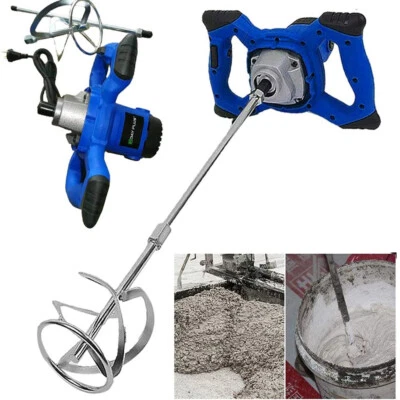 Electric 6 Gear Mixing Drill 5600W Plaster Mortar Mixer M14 Paddle Mixer Stirrer - Image 1 of 4