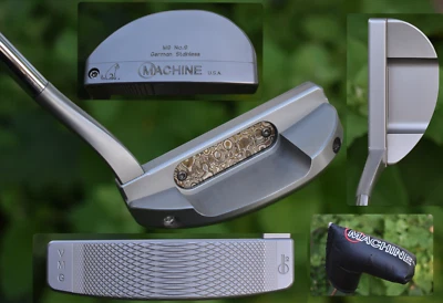 RARE GSS Machine M9 #9 Putter / RH / 33" / German Stainless Steel / Mokume Gane - Image 1 of 4