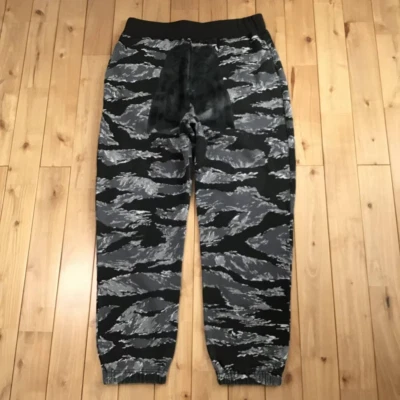 BAPE Tiger camo Tiger sweat pants Black A Bathing Ape Size XL - Image 1 of 4