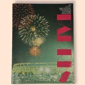 1980 San Diego Padres offizielles Programm & Souvenir Magazin - Bild 1 von 3