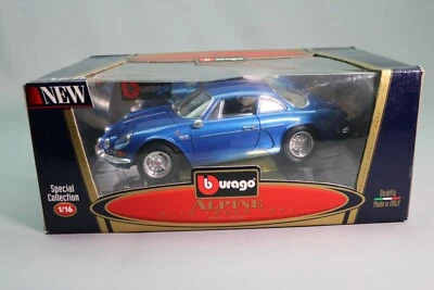 LE795 BURAGO SPECIAL COLLECTION 3001 Voiture 1/16 Alpine A110 1600S 1971 bleue - Photo 1/4