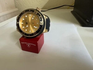 Swiss Legend Men's 21818D Neptune champagne dial 52mm watch - Picture 1 of 6