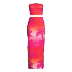No Boundaries Tube Top and Maxi Skirt 2 Piece Set, Vendor Pink Size XXL(19) - Picture 1 of 6