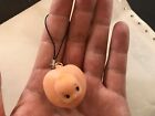 Kewpie Peach Head Keychain Rare Japan