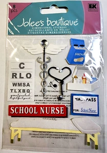 School Nurse Jolee's 3D Sticker * Some Damage As Seen In Pictures SOLD AS-IS - Picture 1 of 4