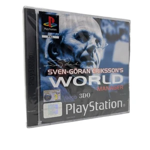 Playstation 1 Sven Goren Eriksson’s World Manager Sony PS1 nuova sigillata PAL - Foto 1 di 10