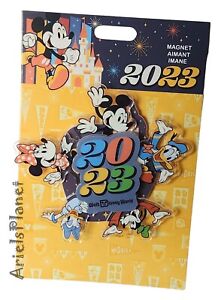 Disney Parks 2023 Mickey Mouse and Friends Spinning Magnet Ornament