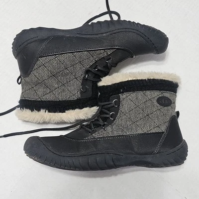 Bota forrada de piel sintética Jane espiga negra JBU by Jambu para mujer 10M Foto 1 de 4