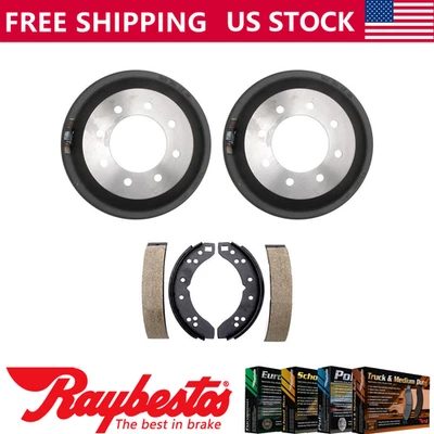 Kit trasero tambores de freno y zapatas de freno para Ford F-250 1991-1996 - Raybestos Foto 1 de 4