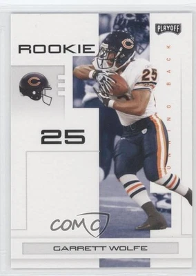 2007 Playoff NFL Playoffs Rookie Garrett Wolfe #113 Rookie RC - Image 1 of 2