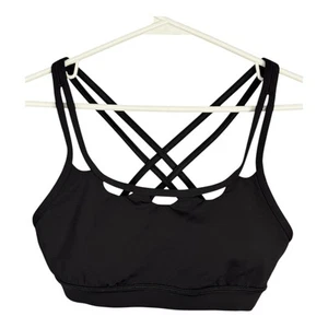 Lululemon Free To Be Wild Sports Bra Black Size 6 Athletic Yoga Gym Stretch - Picture 1 of 10
