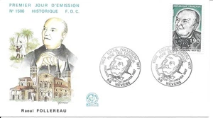 FRANCE 1987 FDC RAOUL FOLLEREAU YT 2453 - Picture 1 of 1