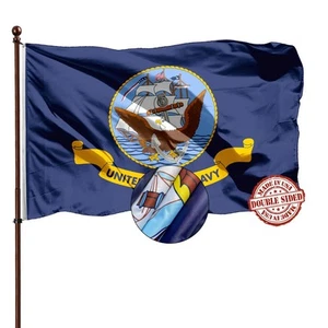 Marine Flagge 2x3 doppelseitig - strapazierfähig 3-lagig 210D mit Canvas Kopf & 2 BH... - Bild 1 von 7