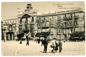Hotel Cadix Plaza de la Constitución CÁDIZ Andalucía España 1908 Hauser & Menet - Imagen 1 de 2