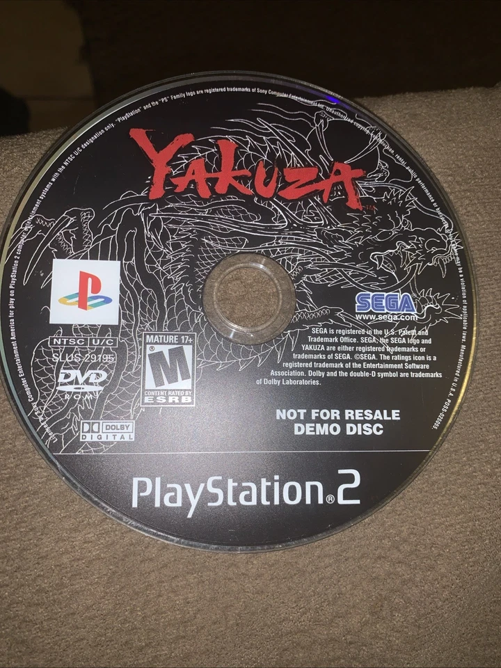 Yakuza - Sony PlayStation 2 (2006) (SLUS-21348) - Image 1 of 2