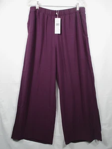 - Neu mit Etikett Eileen Fisher BKBRY weite Knöchelhose Seide Georgette Krepp Größe M - Bild 1 von 3