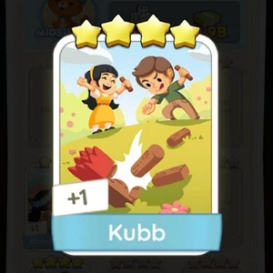 Kubb - Mono_poly_go_ 4 Star_Sticker ⚡️ fast delivery ⚡️ - Picture 1 of 1