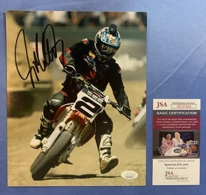 Jeremy McGrath signiertes SUPERCROSS X GAMES Hochglanz 8x10 Foto mit JSA COA - Bild 1 von 4