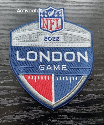 PATCHKING 2022 NFL London Game logo patch sew on embroidery Aufnäher USA Sports