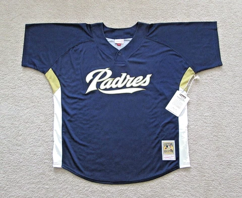 San Diego Padres Cooperstown (Trevor Hoffman) Mens 2XL Throwback Jersey NEW Cover