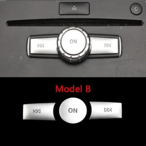 3pcs ABS Car Volume Switch Button Trim Cover For Mercedes Benz GLA X156 CLA C117 - Bild 1 von 3