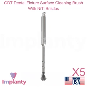 5x GDT Accesorio Dental Cepillo de Limpieza de Superficies con Cerdas NiTi Herramienta de Odontología - Imagen 1 de 4