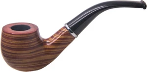 Durable Wooden Wood Smoking Pipe Tobacco Cigarettes Cigar Pipes Enchase Gift 6W1 - Picture 1 of 8