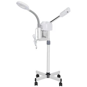 2 in1 Facial Steamer Hot Ozone Spa Salon Beauty Skin Care + 5x Magnifying Lamp - Picture 1 of 12