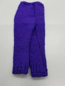 Vintage Barbie Crochet Purple Pants Mom Made Hand Made B15 - Picture 1 of 4