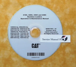 SEBU7267 CAT 416C 426C 428C 436C 438C Bagger Betrieb Wartungsanleitung CD - Bild 1 von 1
