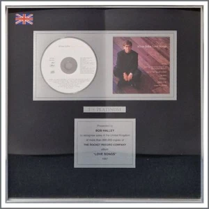 Elton John 1997 Love Songs Platinum CD Award (UK) - Bild 1 von 1
