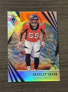 2018 Panini Phoenix Rookies Color Burst Bradley Chubb #104 Rookie Card RC - Picture 1 of 2