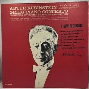 Arthur Rubinstein - Grieg Piano Concerto LP RCA Red Seal LSC-2566 - Picture 1 of 5