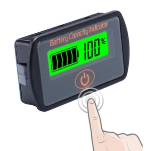 12V/24V Touch-Type Adjustable Indicator LCD Battery Capacity Voltmeter Tester - Bild 1 von 22
