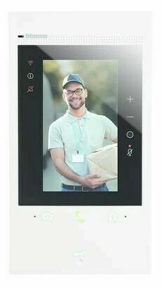 BTicino 300 EOS 344842 5" LCD Touchscreen Videocitofono Vivavoce con Assistente Vocale Amazon Alexa