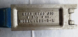 DO- IT CORPORATION SHAD HEAD JIG FISHING WEIGHT CLAMP MOULD