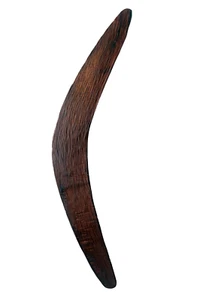 Rare authentic STONE OR CHIP CARVED BOOMERANG ABORIGINAL Tribal Art, Provenance - Picture 1 of 2